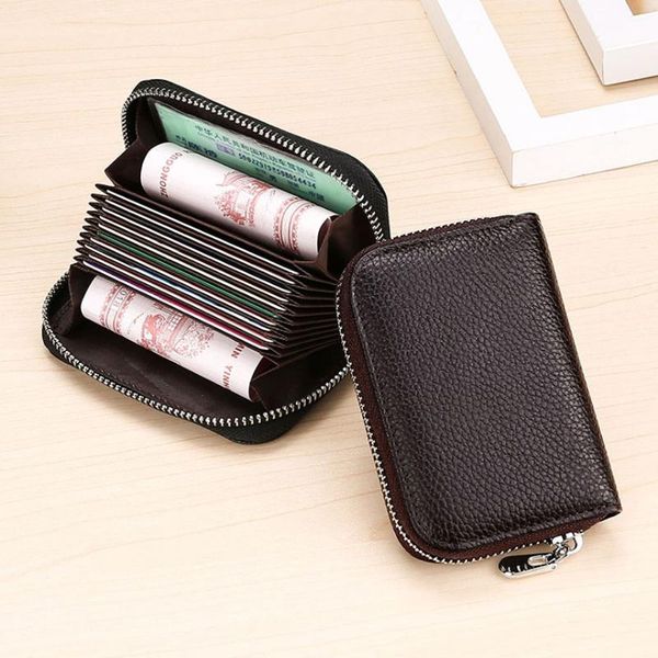 card holders dai.mm 2021 men women genuine leather organ package rfid passport id holder bag solid zipper designer, Brown;gray
card holders dai.mm 2021 men women genuine leather organ package rfid passport id holder bag solid zipper designer, Brown;gray