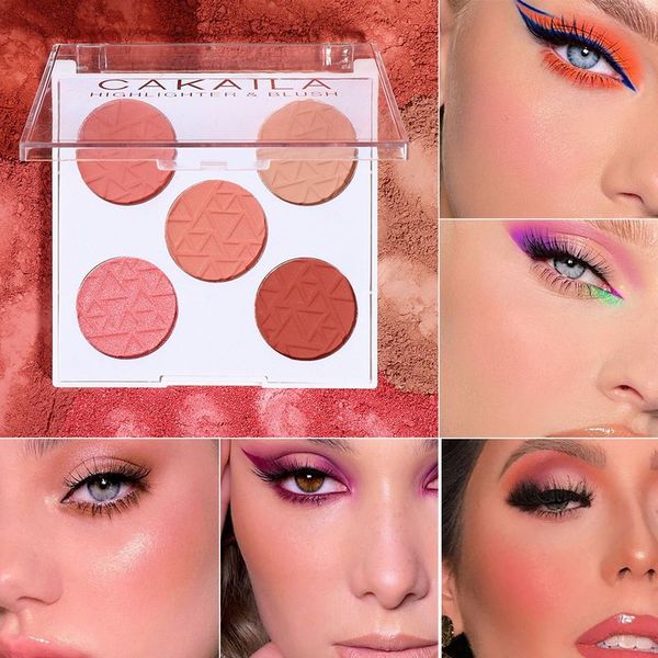 cakaila 5 colors blush palette matte shimmer cheek contour shadow powder high pigmented easy to wear blusher pigment cosmetic 30pcs/lot dhl
cakaila 5 colors blush palette matte shimmer cheek contour shadow powder high pigmented easy to wear blusher pigment cosmetic 30pcs/lot dhl