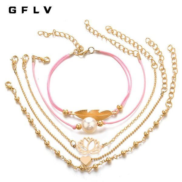 charm bracelets gflv bracelet sets for women romantic heart feather pink rope chain pearl pulseras mujer jewelry hand decoration b003, Golden;silver
charm bracelets gflv bracelet sets for women romantic heart feather pink rope chain pearl pulseras mujer jewelry hand decoration b003, Golden;silver