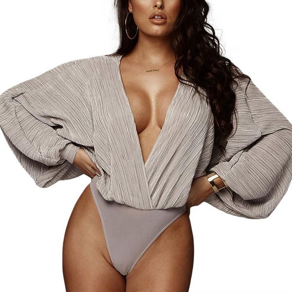 body mechanics clothing fashionable women bodysuit, deep v-neck long sleeve triangle crotch jumpsuit for autumn and spring wholesale, Black
body mechanics clothing fashionable women bodysuit, deep v-neck long sleeve triangle crotch jumpsuit for autumn and spring wholesale, Black