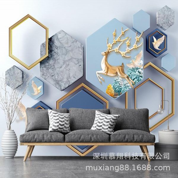 wallpapers northern european-style decoration style stereo space geometry graphics television sofa wall seamless mural
wallpapers northern european-style decoration style stereo space geometry graphics television sofa wall seamless mural