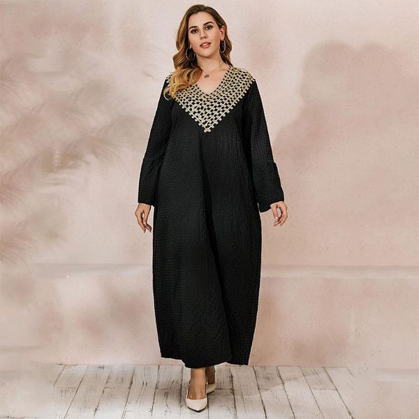 plus size dresses 2021 30181-1 beauty v neck design long sleeve 5xl big woman dress elegant for female, Black
plus size dresses 2021 30181-1 beauty v neck design long sleeve 5xl big woman dress elegant for female, Black