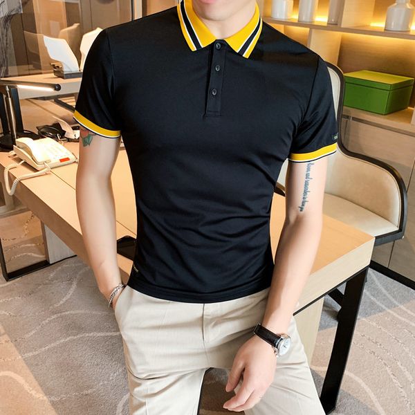 polo shirt of men cotton shreds short sleeve casual business thin shirts 2021 new fashion shoes men's clothes dzl8, White;black
polo shirt of men cotton shreds short sleeve casual business thin shirts 2021 new fashion shoes men's clothes dzl8, White;black
