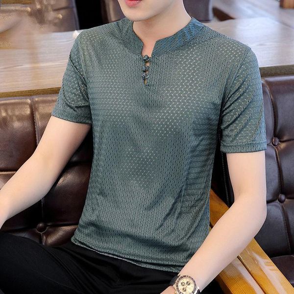 men's t-shirts 2021 fashion ice silk short-sleeved t-shirt korean version of loose and versatile hollow casual, White;black
men's t-shirts 2021 fashion ice silk short-sleeved t-shirt korean version of loose and versatile hollow casual, White;black