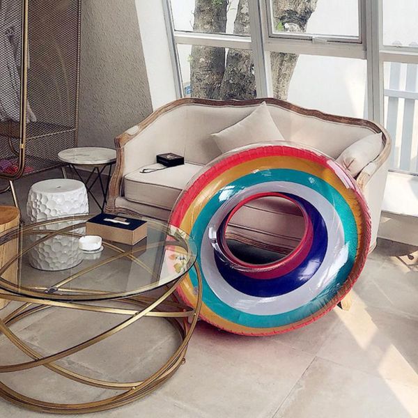 life vest & buoy 1pc thicken rainbow pattern inflatable swimming ring safety aid float seat for adults (160g)
life vest & buoy 1pc thicken rainbow pattern inflatable swimming ring safety aid float seat for adults (160g)