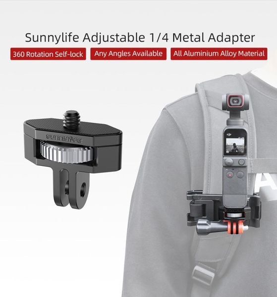 1/4 aluminium alloy adapter 360 rotation aluminium alloy adapters for pocket 2/fimi palm 2/insta360 one x2/slr camera accessorie
1/4 aluminium alloy adapter 360 rotation aluminium alloy adapters for pocket 2/fimi palm 2/insta360 one x2/slr camera accessorie