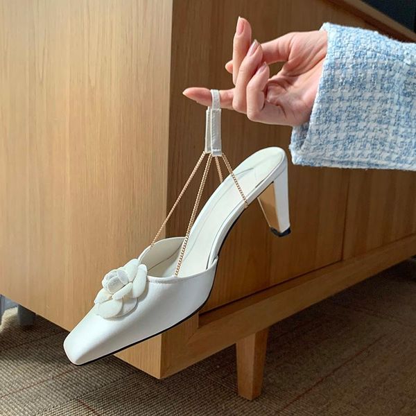 sandals 2021summer women fashion flower casual comfortable thick heel square shoes two kinds of height white size 34-40, Black
sandals 2021summer women fashion flower casual comfortable thick heel square shoes two kinds of height white size 34-40, Black