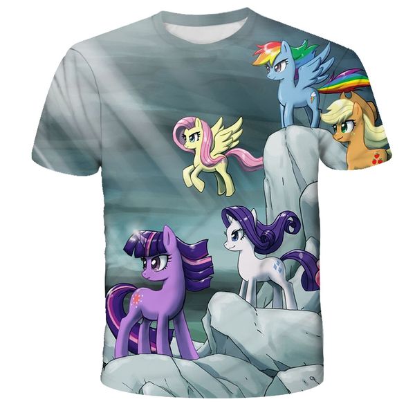 children fun cartoon t-shirt horse lele family party childrens clothing 3d printing boy/girl round neck short sleeve, Blue
children fun cartoon t-shirt horse lele family party childrens clothing 3d printing boy/girl round neck short sleeve, Blue