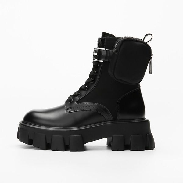 boots fashion pocket women boot lace up ladies ankle female motorcycle chunky sole pouch high heels woman platform shoe, Black
boots fashion pocket women boot lace up ladies ankle female motorcycle chunky sole pouch high heels woman platform shoe, Black