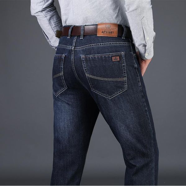 new business thick loose straight men denim jeans trousers leisure men's trousers, Blue
new business thick loose straight men denim jeans trousers leisure men's trousers, Blue