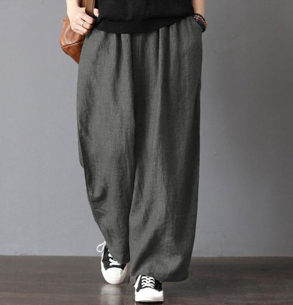 plus size 5xl cotton linen women pant spring high waist wide leg casual summer trousers loose womens streetwear, Black;white
plus size 5xl cotton linen women pant spring high waist wide leg casual summer trousers loose womens streetwear, Black;white