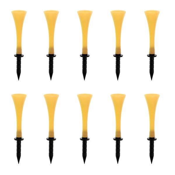 10 pieces rubber golf tees golfer training golf accessories golf tools - 83mm height
10 pieces rubber golf tees golfer training golf accessories golf tools - 83mm height