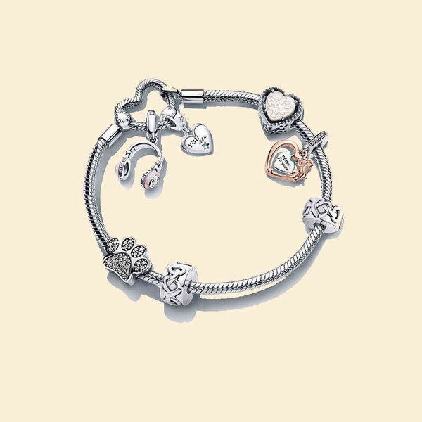 2021 100% 925 sterling silver love heart bracelets fit original pandora diy feminino charms beadeds accessories beads plata, Black
2021 100% 925 sterling silver love heart bracelets fit original pandora diy feminino charms beadeds accessories beads plata, Black