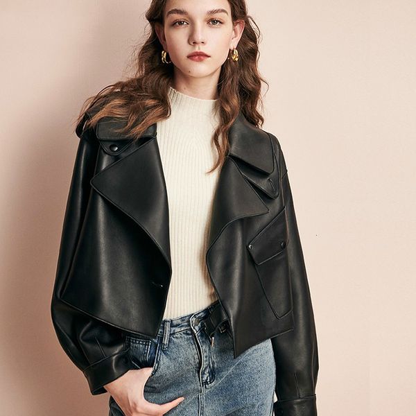 2021 new streetwear coat women loose oversized moto biker faux leather laides batwing sleeve autumn jacket female outwear sxeg, Black
2021 new streetwear coat women loose oversized moto biker faux leather laides batwing sleeve autumn jacket female outwear sxeg, Black