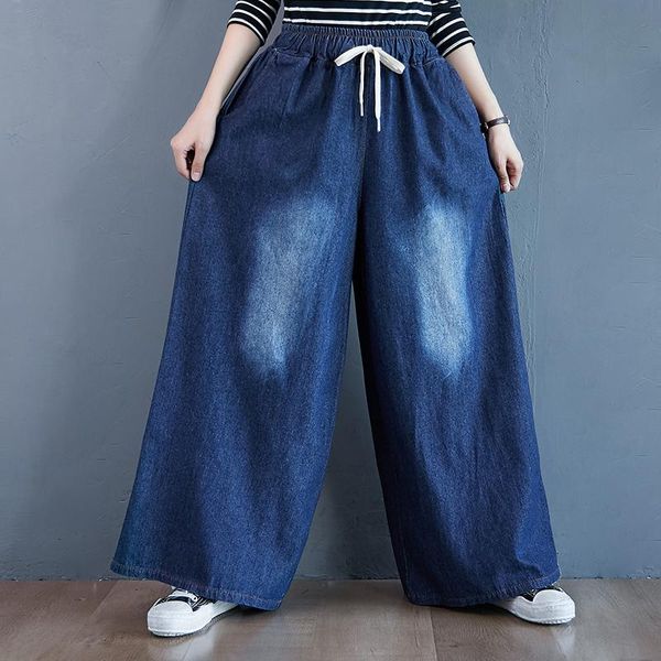 women's jeans high waist denim 2021 korea style loose wide leg cowboy pants street fashion washed women autumn spring casual, Blue
women's jeans high waist denim 2021 korea style loose wide leg cowboy pants street fashion washed women autumn spring casual, Blue