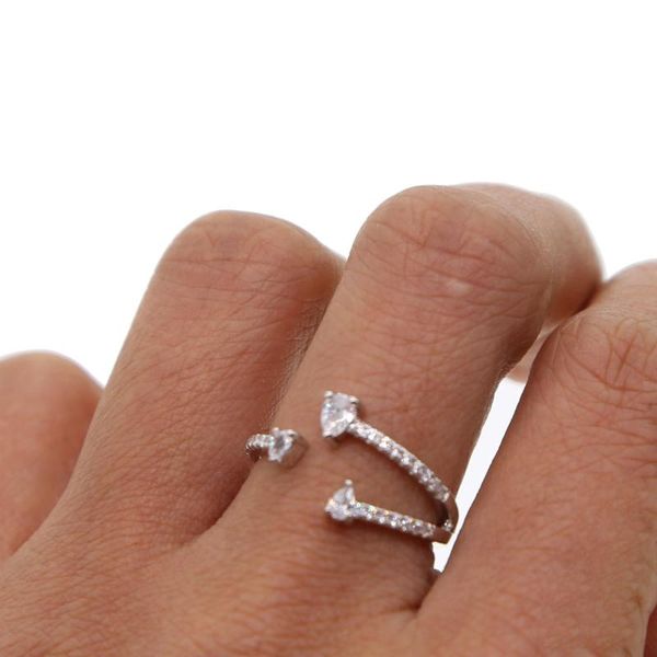 wedding rings 3pc cz charm midi finger for women open kunckle ring valentine gift delicate tiny adjustable factory promotion, Slivery;golden
wedding rings 3pc cz charm midi finger for women open kunckle ring valentine gift delicate tiny adjustable factory promotion, Slivery;golden
