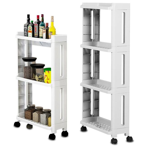 hooks & rails kitchen storage rack with wheels 2/3/4 layers narrow slotted shelf fridge side rotatable bathroom organizer
hooks & rails kitchen storage rack with wheels 2/3/4 layers narrow slotted shelf fridge side rotatable bathroom organizer