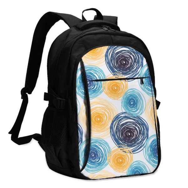 backpack usb charging lapwomen's for teenage students girls school circles abstract tile travel bagpack
backpack usb charging lapwomen's for teenage students girls school circles abstract tile travel bagpack