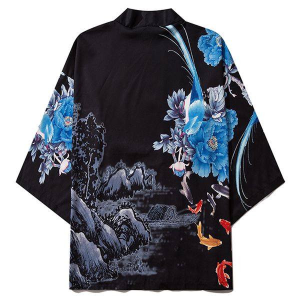 new aelfric 2021 eden summer japanese kimono jacket men harajuku loose shirts hip hop mountain koi fish streetwear front open coats d6gr, Black;brown
new aelfric 2021 eden summer japanese kimono jacket men harajuku loose shirts hip hop mountain koi fish streetwear front open coats d6gr, Black;brown