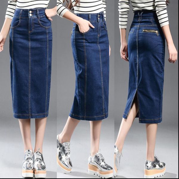 new 2021 denim skirt women plus size casual high waist denim skirts pencil patchwork stretch slim hip jean skirt long 8xl, Black
new 2021 denim skirt women plus size casual high waist denim skirts pencil patchwork stretch slim hip jean skirt long 8xl, Black