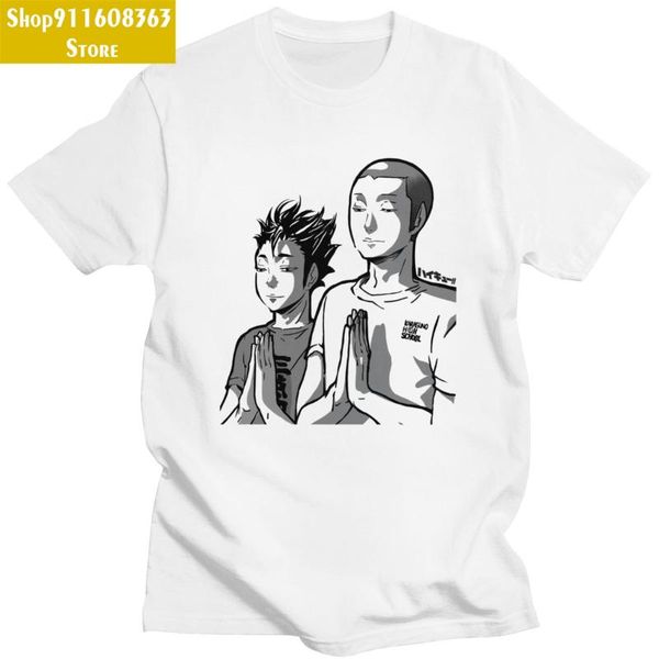 men's t-shirts haikyu t shirt for men 100% cotton funny t-shirt short sleeved anime manga tananoya praying tee loose fit clothing merc, White;black
men's t-shirts haikyu t shirt for men 100% cotton funny t-shirt short sleeved anime manga tananoya praying tee loose fit clothing merc, White;black
