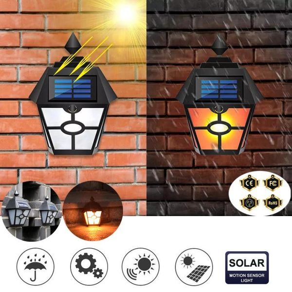 retro hex solar flame lamp led light control plastic waterproof ip65 pane courtyard fence garden landscape outdoor wall light
retro hex solar flame lamp led light control plastic waterproof ip65 pane courtyard fence garden landscape outdoor wall light
