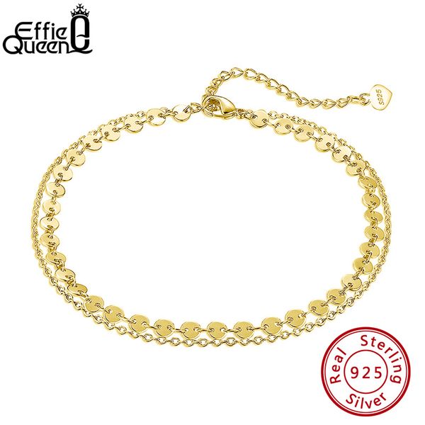 effie queen female sterling silver bohemian layered 4mm coin cable chain anklet women beach barefoot jewelry gifts sa15, Red;blue
effie queen female sterling silver bohemian layered 4mm coin cable chain anklet women beach barefoot jewelry gifts sa15, Red;blue