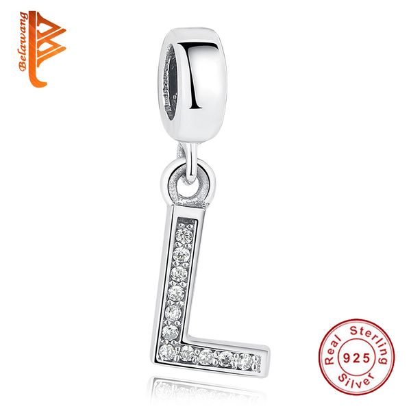 real 925 sterling silver alphabet letter l crystal pendant&charm fit pandora original bw bracelet necklace pendant diy jewelry q0531, Black
real 925 sterling silver alphabet letter l crystal pendant&charm fit pandora original bw bracelet necklace pendant diy jewelry q0531, Black