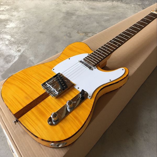 custom tele electric guitar rosewood fingerboard gitaar handmade 6 strings guitarra tiger flame
custom tele electric guitar rosewood fingerboard gitaar handmade 6 strings guitarra tiger flame