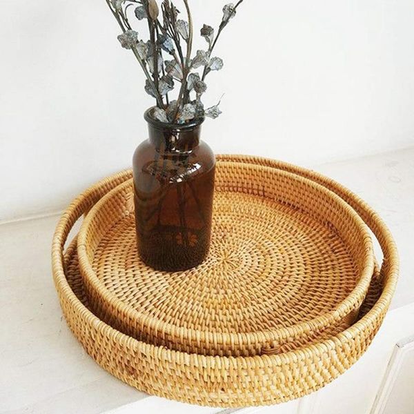 storage baskets rattan bread basket round hand-woven tea tray with handles for serving dinner parties coffee breakfast trays home decor
storage baskets rattan bread basket round hand-woven tea tray with handles for serving dinner parties coffee breakfast trays home decor