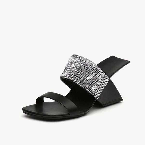 dress shoes black shining sandals slipper 8cm strange heels high street fashion simple style sweet slip on cozy lady hl344 muyisexi
dress shoes black shining sandals slipper 8cm strange heels high street fashion simple style sweet slip on cozy lady hl344 muyisexi