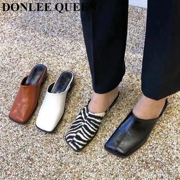 2021 new spring mule slippers women low heel square toe slip on slides brand sandal outdoor flip flops zebra snake pattern shoes, Black
2021 new spring mule slippers women low heel square toe slip on slides brand sandal outdoor flip flops zebra snake pattern shoes, Black