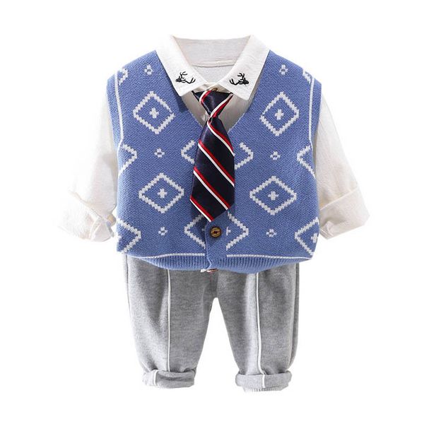 baby clothing sets boy suit boys children spring and autumn childrens wear 1-5 years old vest long-sleeved three-piece b9123, White
baby clothing sets boy suit boys children spring and autumn childrens wear 1-5 years old vest long-sleeved three-piece b9123, White