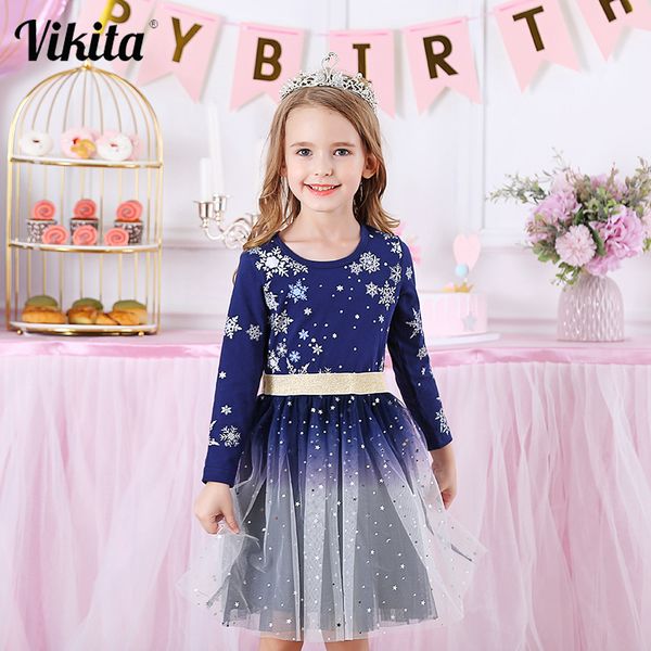 vikita kids dresses for girls long sleeve snowflake sequins dress new year costume princess dress kids christmas clothes wear 210225, Red;yellow
vikita kids dresses for girls long sleeve snowflake sequins dress new year costume princess dress kids christmas clothes wear 210225, Red;yellow