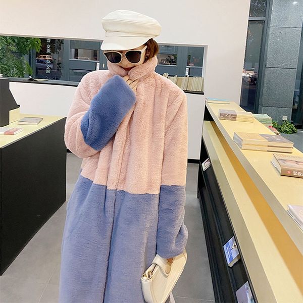 women jackets winter faux fur coats female patchwork trenchcoat warm outdoor long jacket outwear casual 2020 thick coat ll166 q5fi, Black
women jackets winter faux fur coats female patchwork trenchcoat warm outdoor long jacket outwear casual 2020 thick coat ll166 q5fi, Black