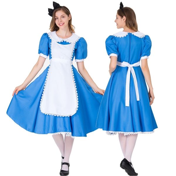 halloween alice in wonderland maid costume cosplay stage costume, Black;white
halloween alice in wonderland maid costume cosplay stage costume, Black;white