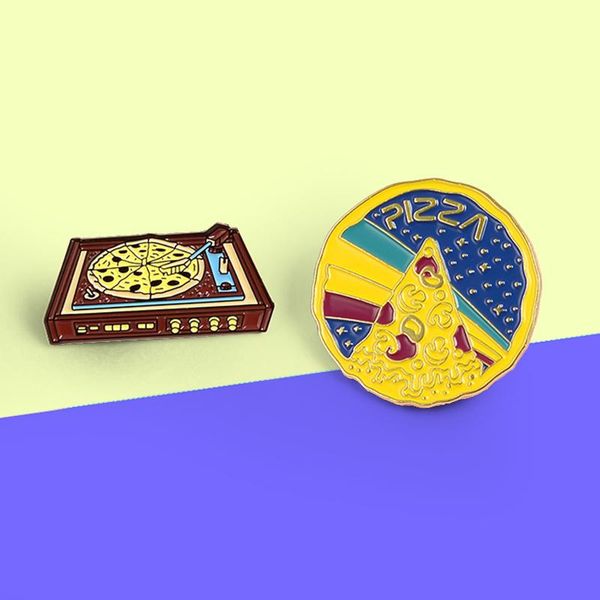 pins, brooches rainbow pizza dj disc player vinyl enamel pins record tape turntable lapel badge brooch pin for friends gift, Gray
pins, brooches rainbow pizza dj disc player vinyl enamel pins record tape turntable lapel badge brooch pin for friends gift, Gray