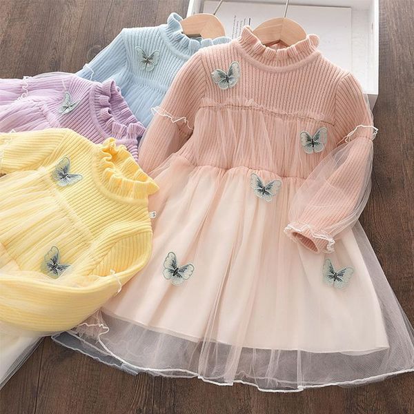 girl's dresses butterfly applique winter knitted girl sweater dress mesh party children clothes princess girls xmas clothing, Red;yellow
girl's dresses butterfly applique winter knitted girl sweater dress mesh party children clothes princess girls xmas clothing, Red;yellow