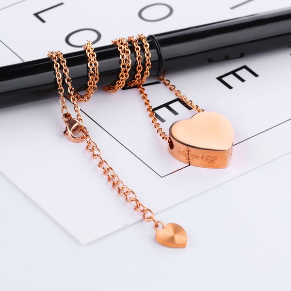 new girl love peach heart shape commemorative pendant titanium steel lock bone urn necklace can hold small things, Silver
new girl love peach heart shape commemorative pendant titanium steel lock bone urn necklace can hold small things, Silver