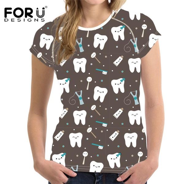 women's t-shirt forudesigns funny dentist printing woman's summer t shirts fashion brand o neck for teen girls dental pattern pink, White
women's t-shirt forudesigns funny dentist printing woman's summer t shirts fashion brand o neck for teen girls dental pattern pink, White