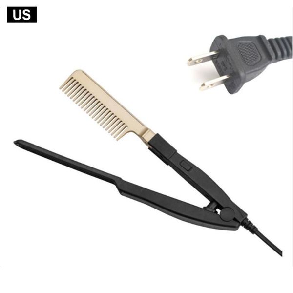 hair brushes 2 in 1 straight comb multi-function electric straightener brush curling iron wet dry use curler flat alloy, Silver
hair brushes 2 in 1 straight comb multi-function electric straightener brush curling iron wet dry use curler flat alloy, Silver