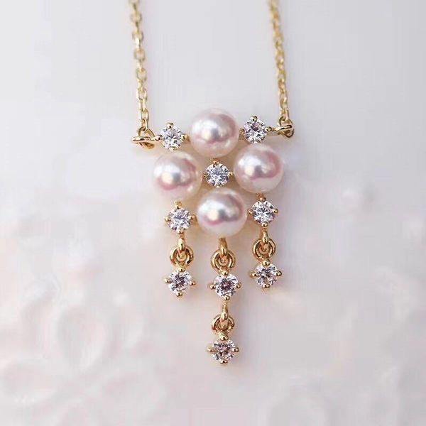 earrings & necklace beautiful natural freshwater cultured white pearls 5-6mm 40inches sets good quality micro inlay zircon, Silver
earrings & necklace beautiful natural freshwater cultured white pearls 5-6mm 40inches sets good quality micro inlay zircon, Silver
