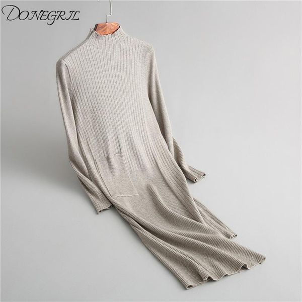 casual dresses 2021 autumn winter warm knitted dress women half high neck long sleeve pencil bodycon sweater plus size, Black;gray
casual dresses 2021 autumn winter warm knitted dress women half high neck long sleeve pencil bodycon sweater plus size, Black;gray