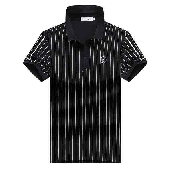 men's polos short-sleeved t-shirt lapel cotton stripes 2021 summer style shirt collar half-sleeved, White;black
men's polos short-sleeved t-shirt lapel cotton stripes 2021 summer style shirt collar half-sleeved, White;black
