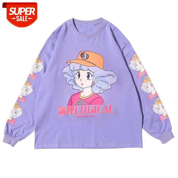 japanese cartoon girl print t shirt sweatshirts men streetwear autumn hip hop loose long sleeve tshirts harajuku casual #r62a, White;black
japanese cartoon girl print t shirt sweatshirts men streetwear autumn hip hop loose long sleeve tshirts harajuku casual #r62a, White;black