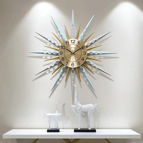 wall clocks simple metal clock modern design large luxury abstract art living room creative reloj de pared home decoration
wall clocks simple metal clock modern design large luxury abstract art living room creative reloj de pared home decoration
