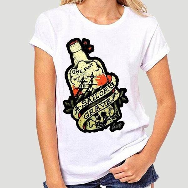 women's t-shirt shirts for women casual o-neckmen's t shirt sailor jerry tattoo grave rum bottle black slim fit fashion men, White
women's t-shirt shirts for women casual o-neckmen's t shirt sailor jerry tattoo grave rum bottle black slim fit fashion men, White