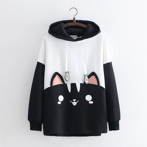 women winter cartoon embroidery cute hoodies character long sleeve velvet thick sweatshirts casual o-neck pullovers1, Black
women winter cartoon embroidery cute hoodies character long sleeve velvet thick sweatshirts casual o-neck pullovers1, Black