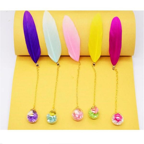 bookmark colorful feather glass ball boxed pendant book holder office stationery paper mark novelty items teacher gift
bookmark colorful feather glass ball boxed pendant book holder office stationery paper mark novelty items teacher gift