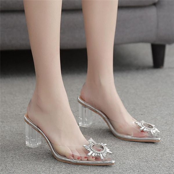 shoes sandals 2021 newly arrived ladies transparent crystal shoes thick high heel glass slipper sandals high heel shoe, Black
shoes sandals 2021 newly arrived ladies transparent crystal shoes thick high heel glass slipper sandals high heel shoe, Black